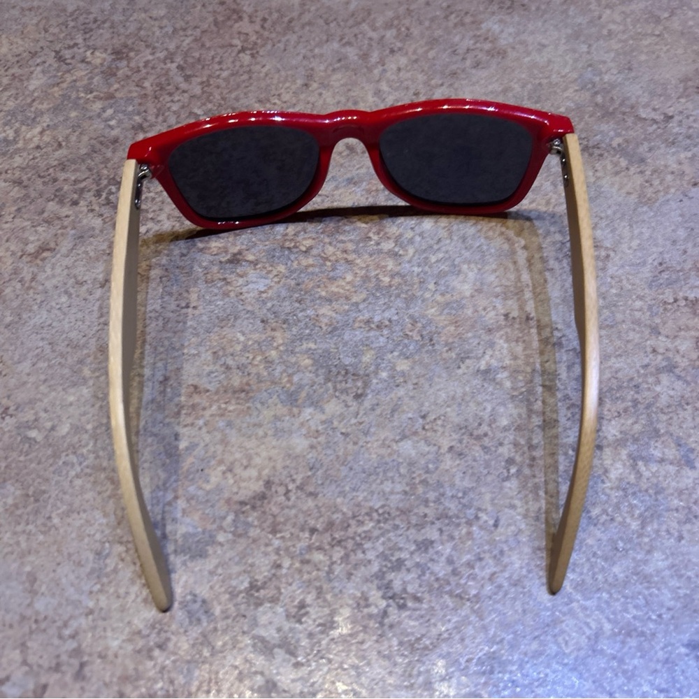 Vintage Budweiser Promotional Swag Red and Tan Sunglasses Merch from 80’s-90’s